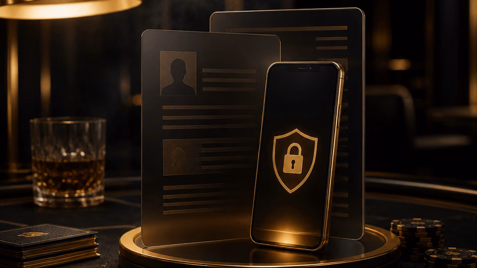 Black Label Casino identity checks illustration